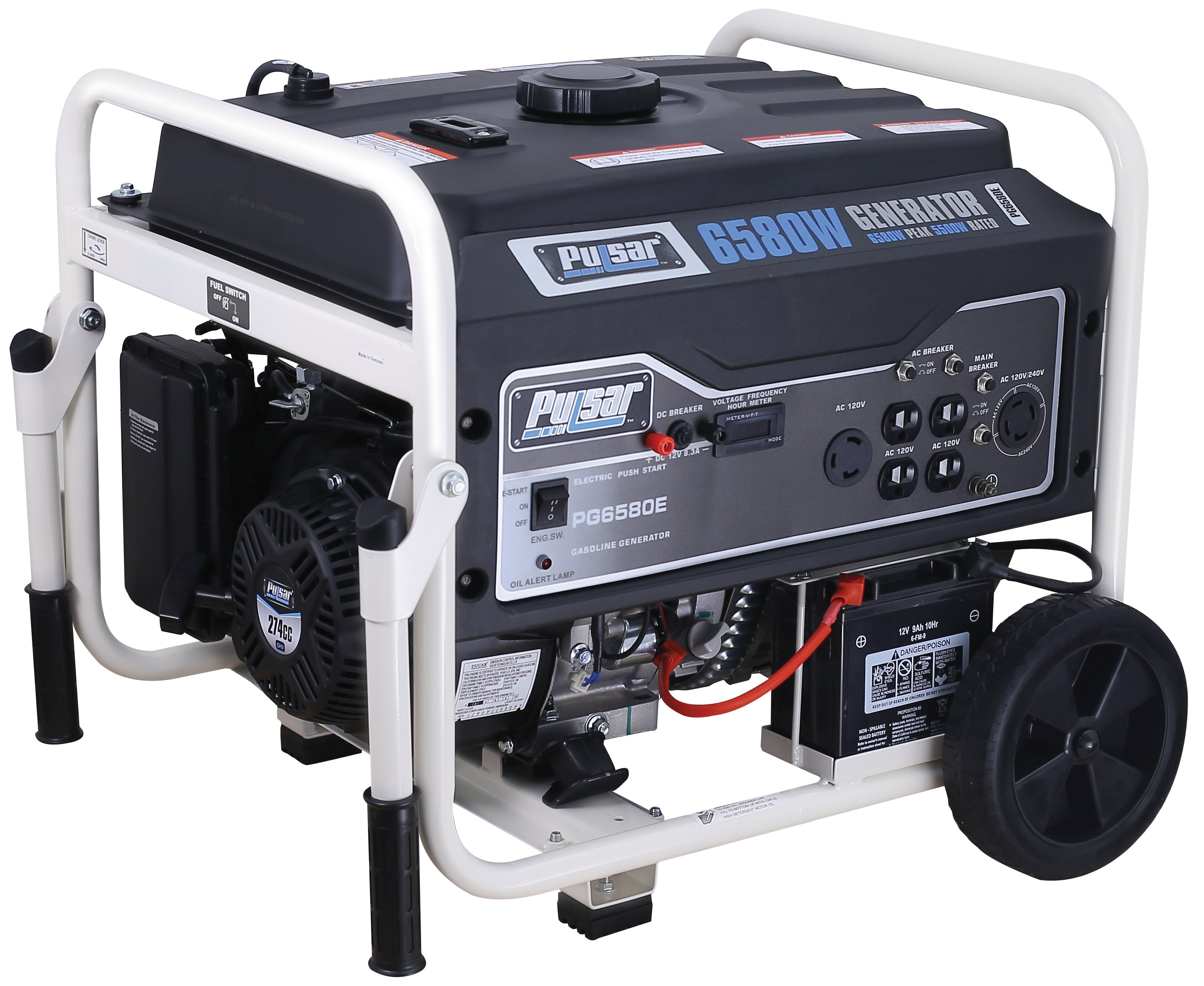 Pulsar 6580W Gas Powered Generator