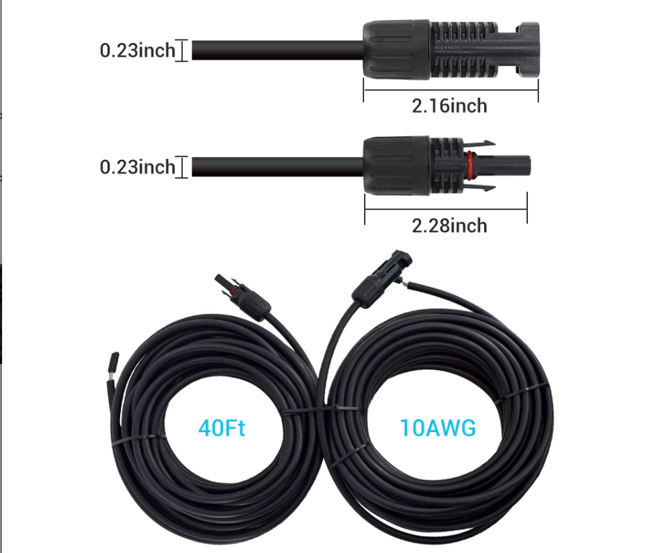 Solar Adaptor Kit (Connecting Solar Panels To Charge Controller)