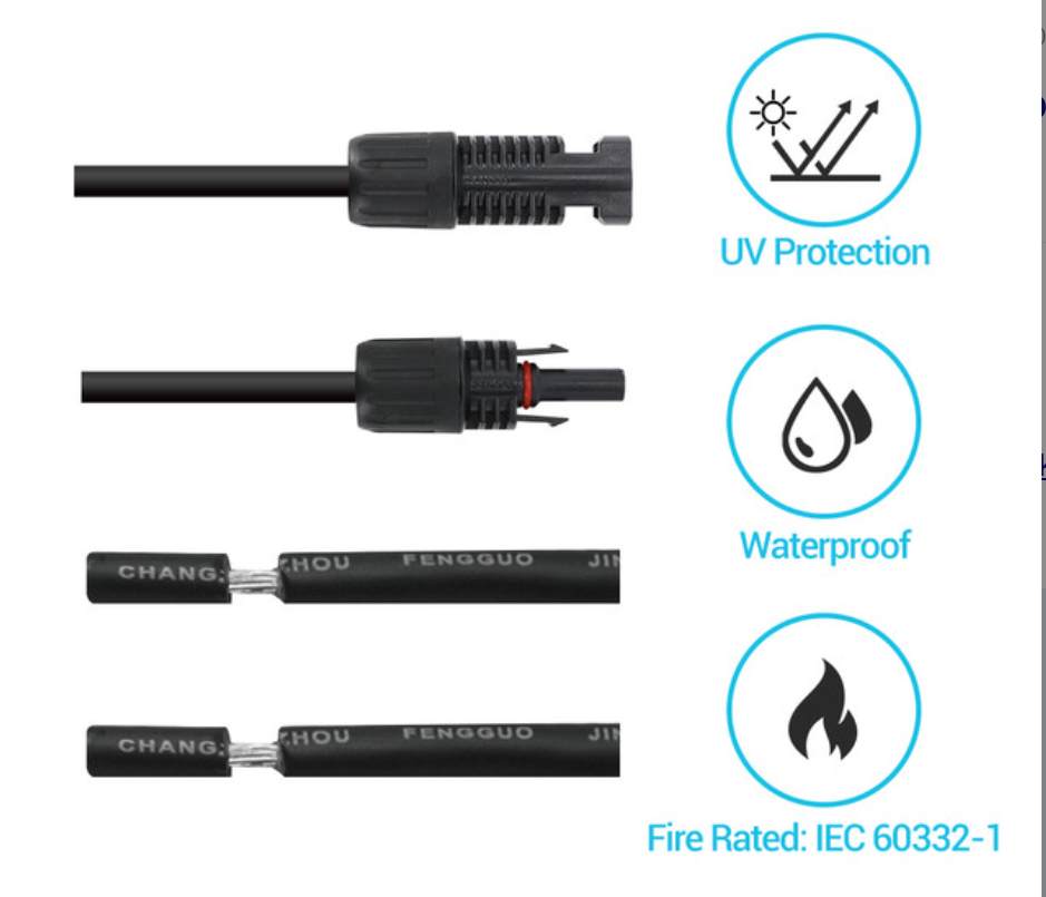 Solar Adaptor Kit (Connecting Solar Panels To Charge Controller)
