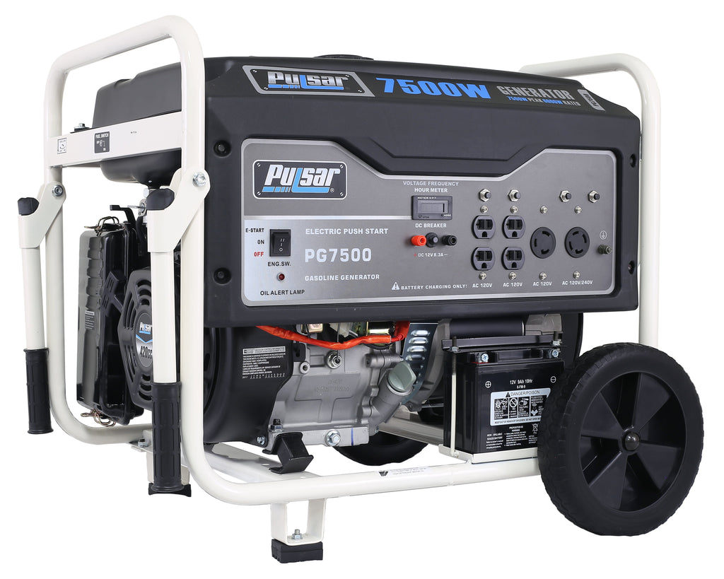Pulsar 7500W Gas Powered Generator